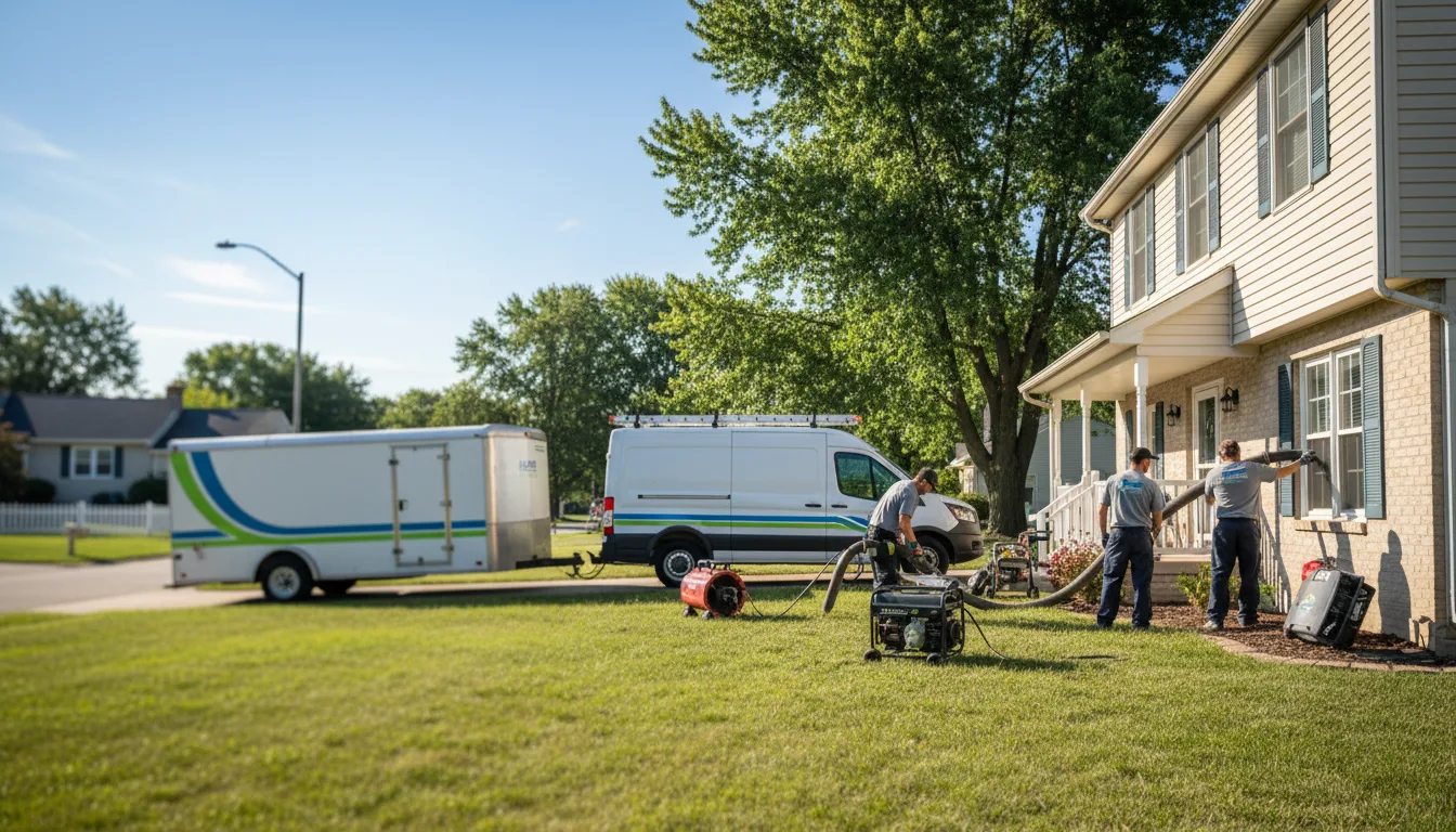 Flooded Basement Restoration And Cleanup With Repair in Nokomis, IL near me